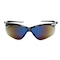 Jackson Safety Safety Glasses, Anti-Scratch, Blue Mirror Lens, Black Frame, Half-Frame 50009 - alternate 3